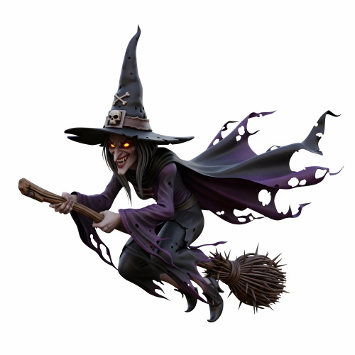 Ghosts, Witches & Zombies for Halloween 31xPNG