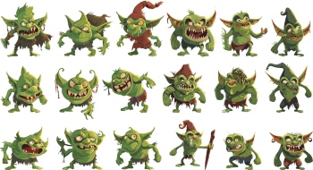 Halloween Scary Cute Characters & Faces 25xAI Halloween Scary Cute Characters & Faces 25xAI