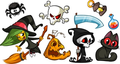 Funny Halloween Characters & Patterns 25xAI Funny Halloween Characters & Patterns 25xAI