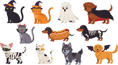 Funny Halloween Characters & Patterns 25xAI Funny Halloween Characters & Patterns 25xAI