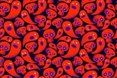 Funny Halloween Characters & Patterns 25xAI Funny Halloween Characters & Patterns 25xAI