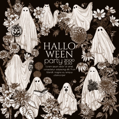 Funny Halloween Characters & Patterns 25xAI Funny Halloween Characters & Patterns 25xAI