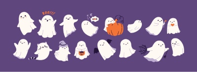 Funny Halloween Characters & Patterns 25xAI Funny Halloween Characters & Patterns 25xAI