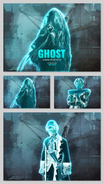 Halloween Photo Effects 15xPSDT Halloween Photo Effects 15xPSDT