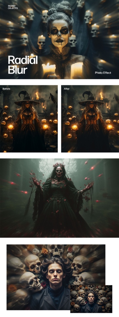 Halloween Photo Effects 15xPSDT Halloween Photo Effects 15xPSDT