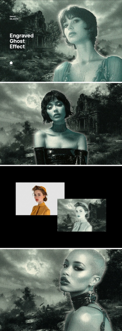 Halloween Photo Effects 15xPSDT Halloween Photo Effects 15xPSDT