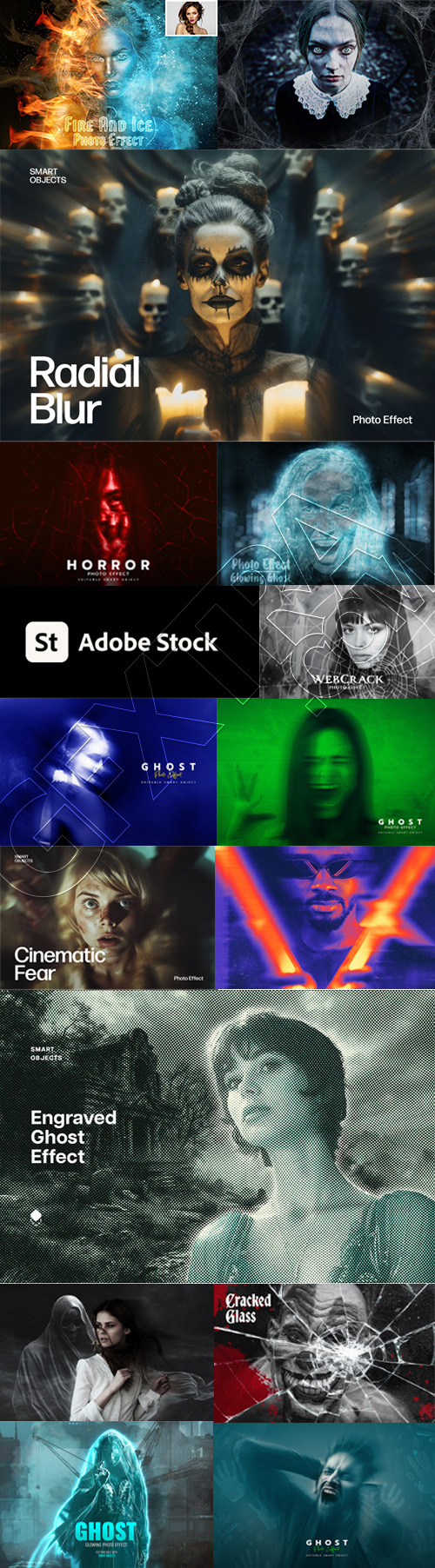 Halloween Photo Effects 15xPSDT