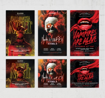 Halloween PhotoShop Templates 28xPSDT Halloween PhotoShop Templates 28xPSDT