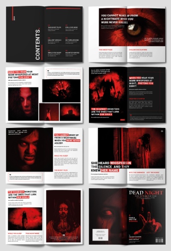 Halloween InDesign Templates 10xINDT