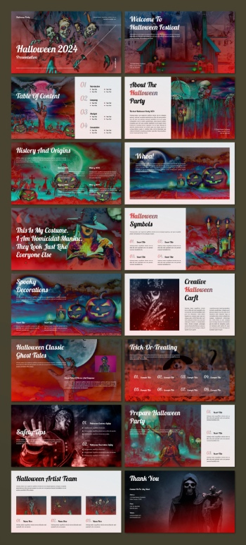 Halloween InDesign Templates 10xINDT