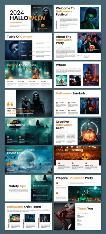 Halloween InDesign Templates 10xINDT