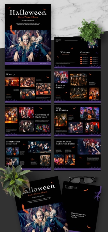 Halloween InDesign Templates 10xINDT