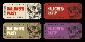 Halloween Vintage Design Posters, Labels & Elements 30xAI Halloween Vintage Design Posters, Labels & Elements 30xAI
