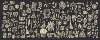 Halloween Vintage Design Posters, Labels & Elements 30xAI Halloween Vintage Design Posters, Labels & Elements 30xAI