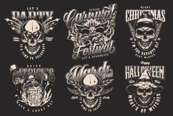 Halloween Vintage Design Posters, Labels & Elements 30xAI Halloween Vintage Design Posters, Labels & Elements 30xAI