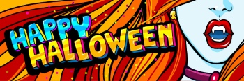 Halloween Banners & Posters Pop Art Style 15xAI