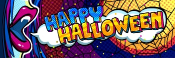 Halloween Banners & Posters Pop Art Style 15xAI