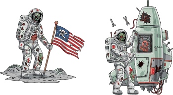 Halloween Futuristic Toons 25xAI