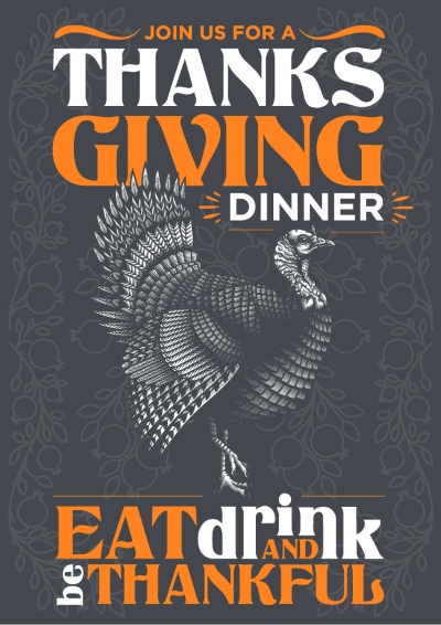 Thanksgiving Vector Design Elements 16xAI