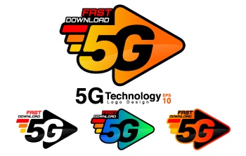 5G Mobile Communication Templates & Icons 30xAI