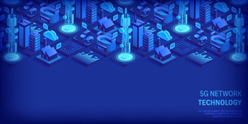 5G Mobile Communication Templates & Icons 30xAI