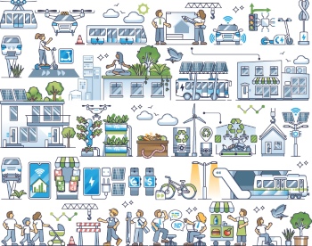 5G Mobile Communication Templates & Icons 30xAI