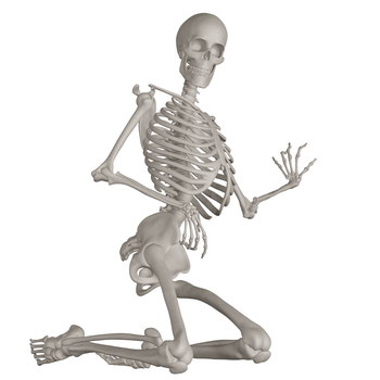 Skeleton Posing 3D Render Illustrations 20xPNG