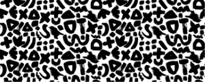 Grunge Seamless Hand Drawn Monochrome Patterns 35xAI