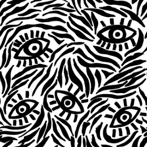 Grunge Seamless Hand Drawn Monochrome Patterns 35xAI