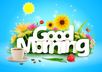 Goodmorning Cartoon Vector Illustrations 26xAI