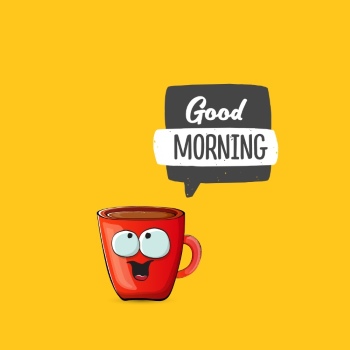 Goodmorning Cartoon Vector Illustrations 26xAI