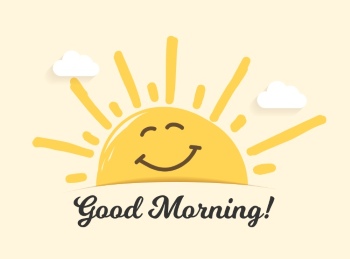 Goodmorning Cartoon Vector Illustrations 26xAI