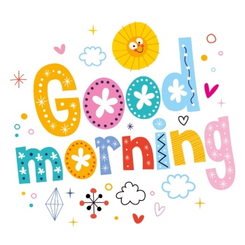 Goodmorning Cartoon Vector Illustrations 26xAI