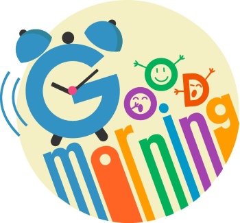 Goodmorning Cartoon Vector Illustrations 26xAI