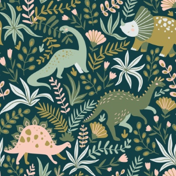 Dinosour Toons Seamless Patterns #2, 30xAI