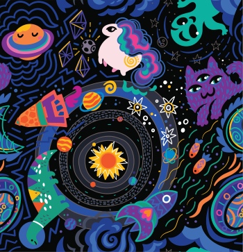 Dinosour Toons Seamless Patterns #2, 30xAI