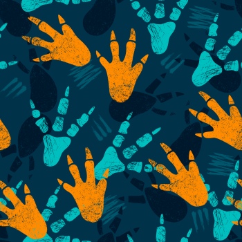 Dinosour Toons Seamless Patterns #2, 30xAI