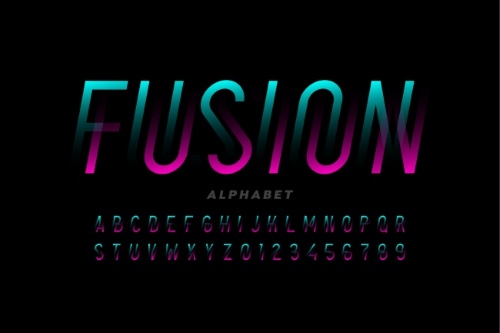 Isometric 3D Vector Alphabets 43xAI