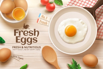 Chicken Egg AD Templates & Design Elements 26xAI