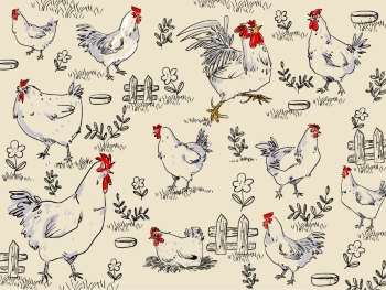 Chicken Egg AD Templates & Design Elements 26xAI