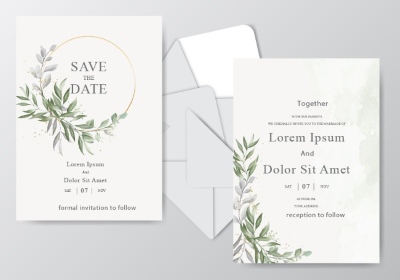 Invitation & Wedding Card Templates #1, 41xAI Invitation & Wedding Card Templates #1, 41xAI