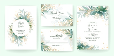 Invitation & Wedding Card Templates #1, 41xAI Invitation & Wedding Card Templates #1, 41xAI