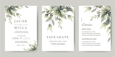 Invitation & Wedding Card Templates #1, 41xAI Invitation & Wedding Card Templates #1, 41xAI
