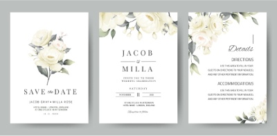 Invitation & Wedding Card Templates #1, 41xAI Invitation & Wedding Card Templates #1, 41xAI