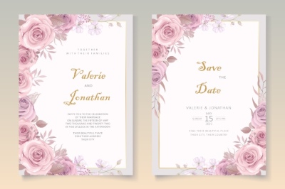 Invitation & Wedding Card Templates #1, 41xAI Invitation & Wedding Card Templates #1, 41xAI