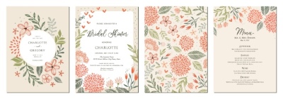 Invitation & Wedding Card Templates #1, 41xAI Invitation & Wedding Card Templates #1, 41xAI