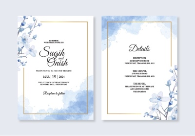 Invitation & Wedding Card Templates #1, 41xAI Invitation & Wedding Card Templates #1, 41xAI
