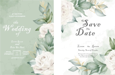 Invitation & Wedding Card Templates #1, 41xAI Invitation & Wedding Card Templates #1, 41xAI
