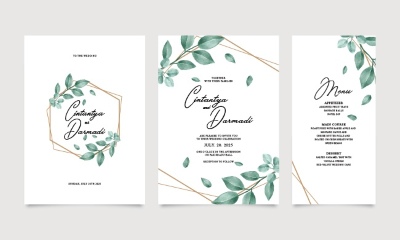 Invitation & Wedding Card Templates #1, 41xAI Invitation & Wedding Card Templates #1, 41xAI