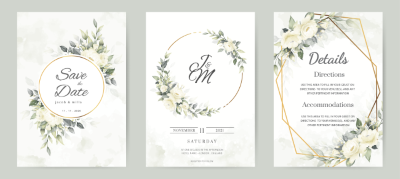 Invitation & Wedding Card Templates #1, 41xAI Invitation & Wedding Card Templates #1, 41xAI
